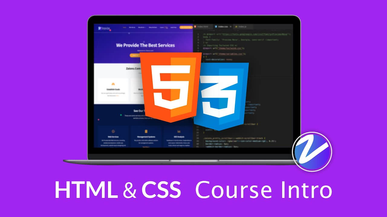 Kickstart Your Web Development Journey- HTML5, CSS & Basic JavaScript Course Introduction - Zaions